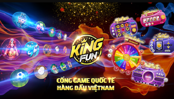 Kingfun: Cổng game bài hiện đại với giao diện thân thiện người dùng