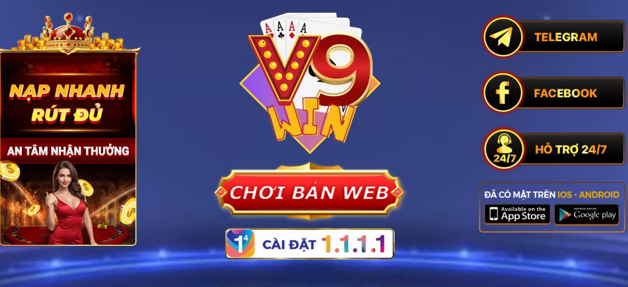 v9win – Game bài tạo ra cơ hội kiếm thêm thu nhập cho người chơi