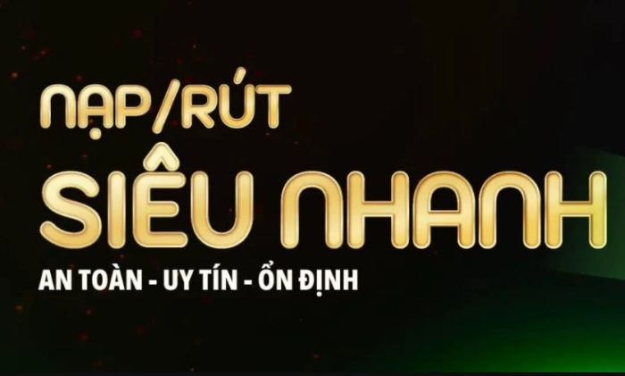 Nạp rút nhanh chóng